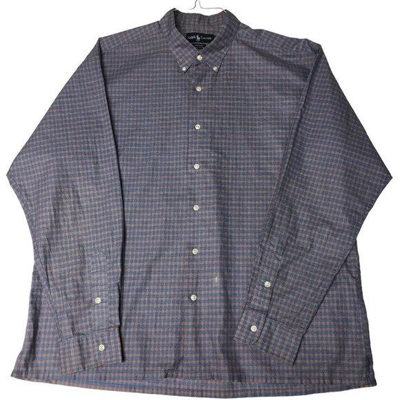 RALPH LAUREN GREGGOR LONG SLEEVE CHECK SHIRT XL - Picture 1 of 5